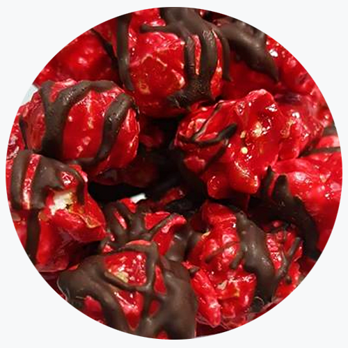 Jane's Cherry Chocolate Drizzle gourmet popcorn