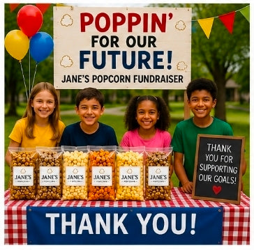 Jane's Popcorn fundraiser