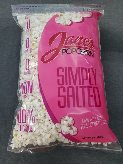 Gourmet White Popcorn Simply Salted